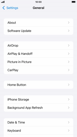 Press Background App Refresh.