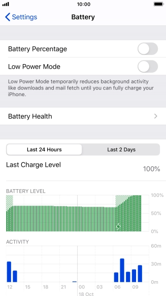 Press Battery Health.