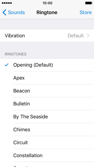 Press the required ring tones to hear them.