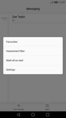 Press Settings.