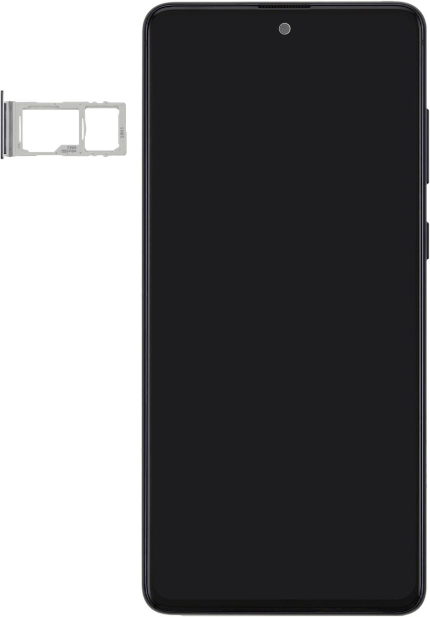 Turn your SIM so the angled corner of the SIM matches the angled corner of the SIM holder and place your SIM in the SIM holder.