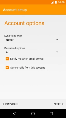 Press the drop down list below 