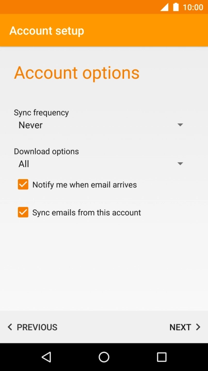 Press the drop down list below 
