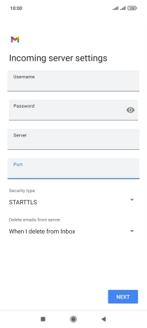 Press the drop down list below 