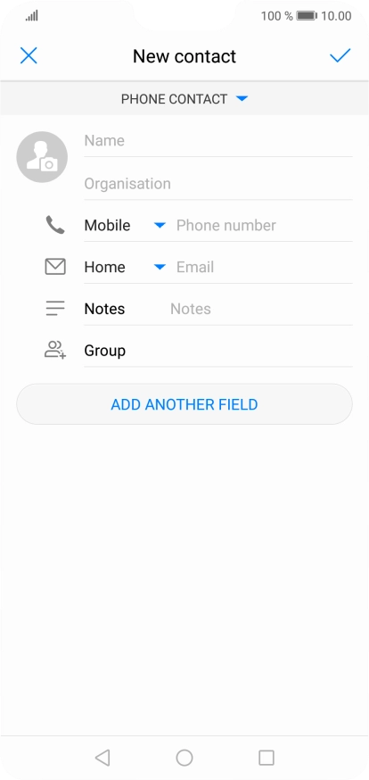 Press the address book drop down list.