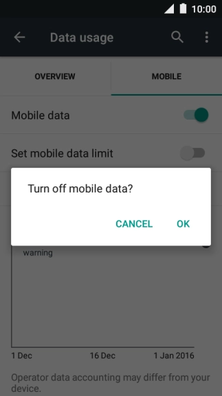 If you turn off the function, press OK.