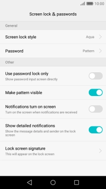 Press Password.