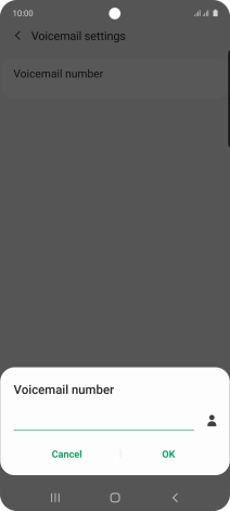 Key in (prefix) 5 (your phone number) and press OK.