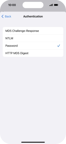 Press Password.