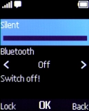 Select Switch off!.