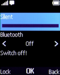 Select Switch off!.