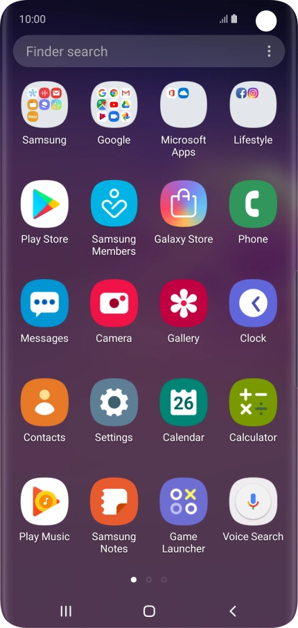 Press Play Store.