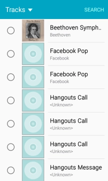 Press the required ring tones to hear them.