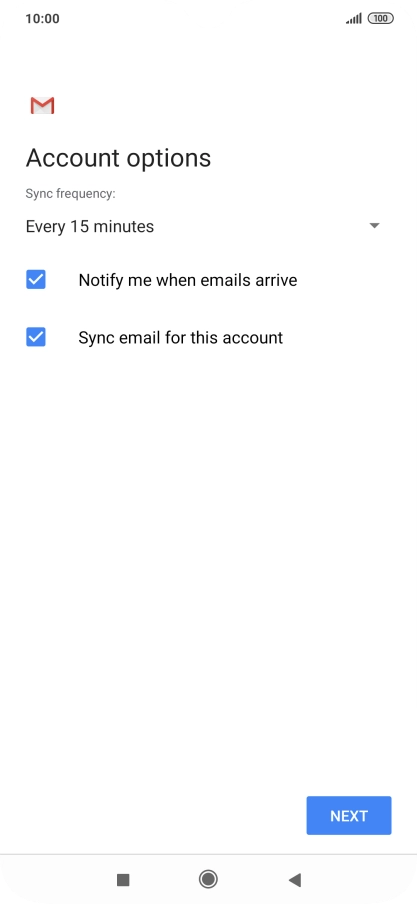 Press the drop down list below 