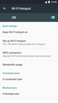 Press the Home key to return to the home screen.