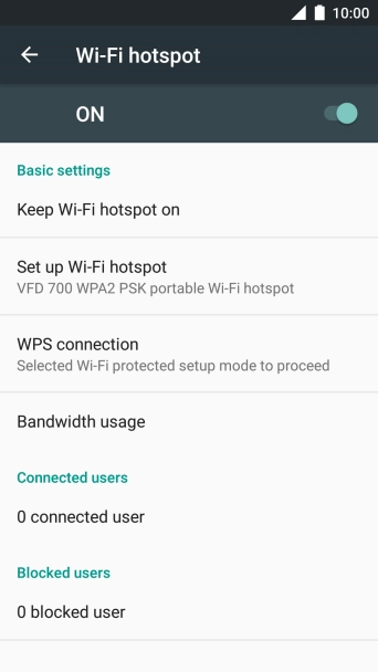 Press the Home key to return to the home screen.