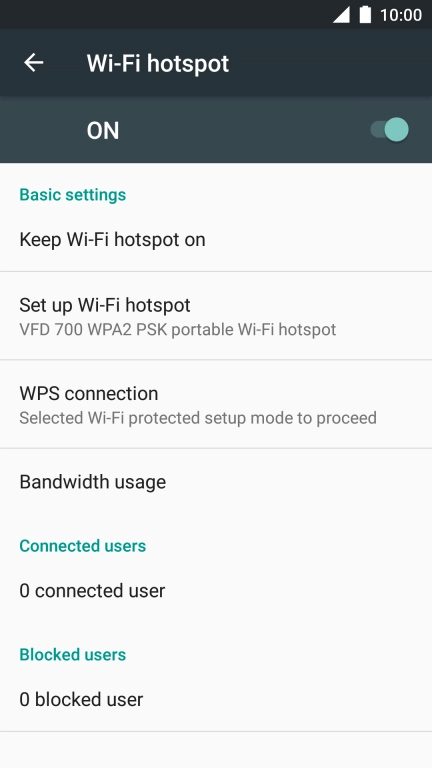 Press the Home key to return to the home screen.
