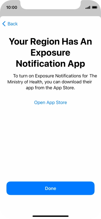 Press Open App Store and follow the instructions on the screen to download and install the app.