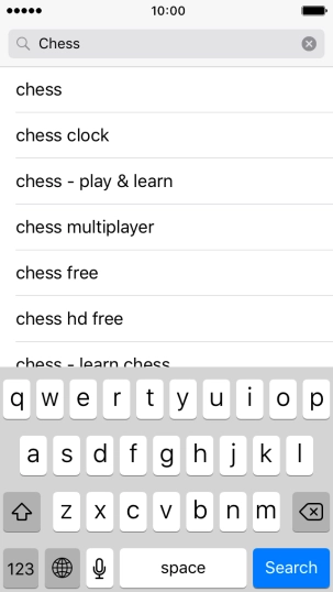 Press Search.