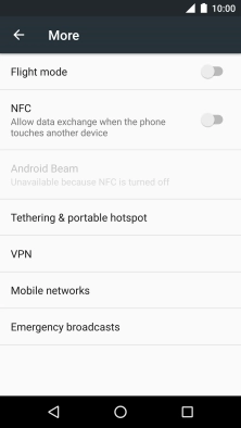 Press Mobile networks.
