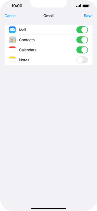 If this screen is displayed, you email account has been recognised and set up automatically. Follow the instructions on the screen to key in more information and finish setting up your email account.