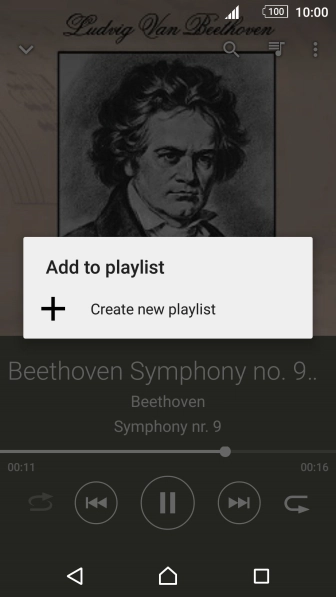 Press Create new playlist.