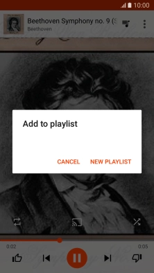 Press NEW PLAYLIST.