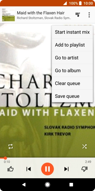 Press Add to playlist.