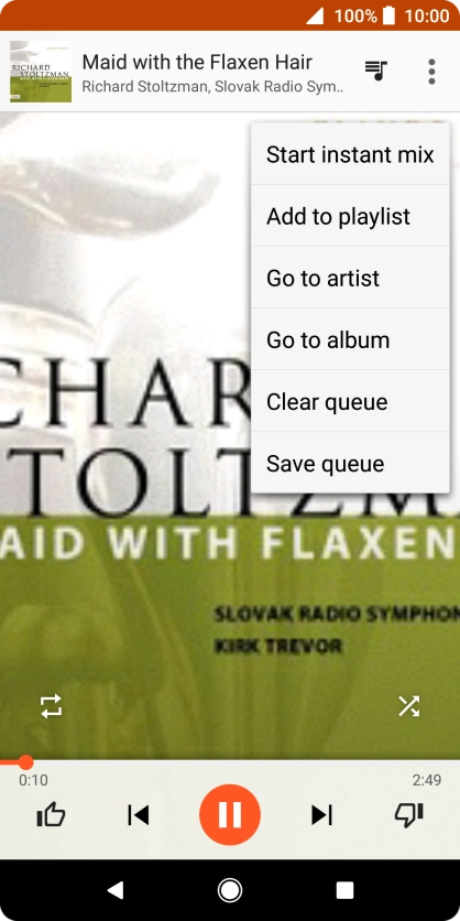 Press Add to playlist.