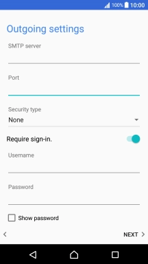 Press the drop down list below 
