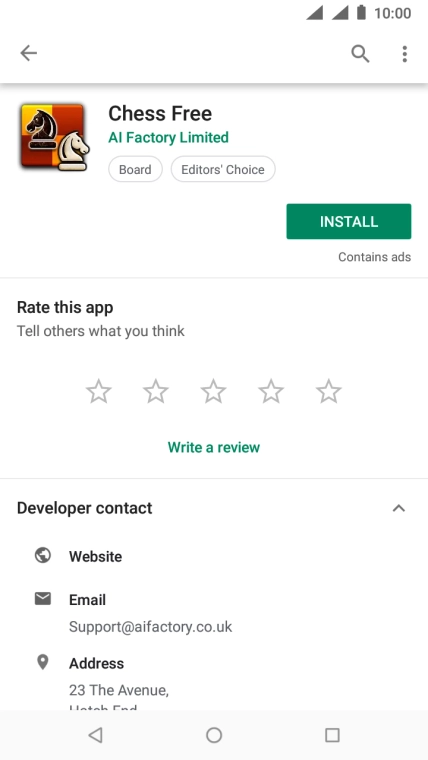 Press the Home key to return to the home screen.