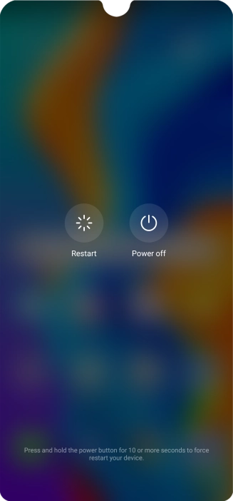 Press Power off.