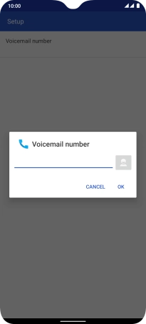 Key in (prefix) 5 (your phone number) and press OK.