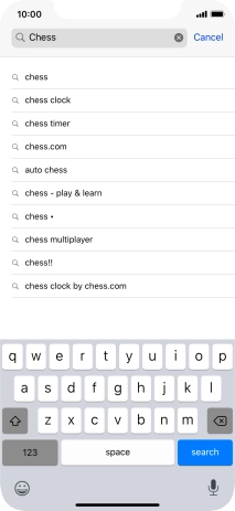 Press search.
