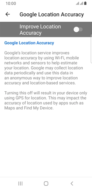 If you press the indicator next to 