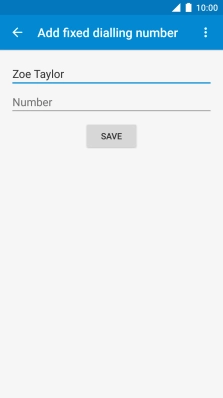Press Number and key in the required phone number.
