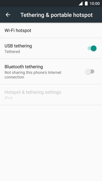Press the Home key to return to the home screen.