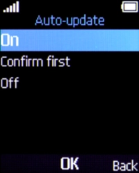 Select On to turn on the function.