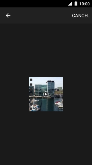 Press the required video clip.