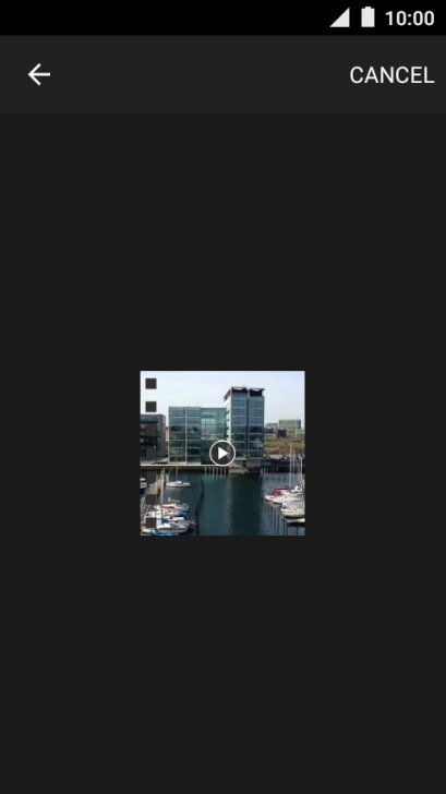 Press the required video clip.