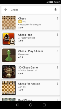Press the required app.