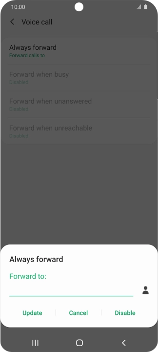 Press Disable.