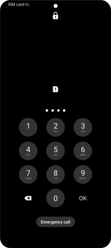 If you're asked to key in your PIN, do so and press OK.