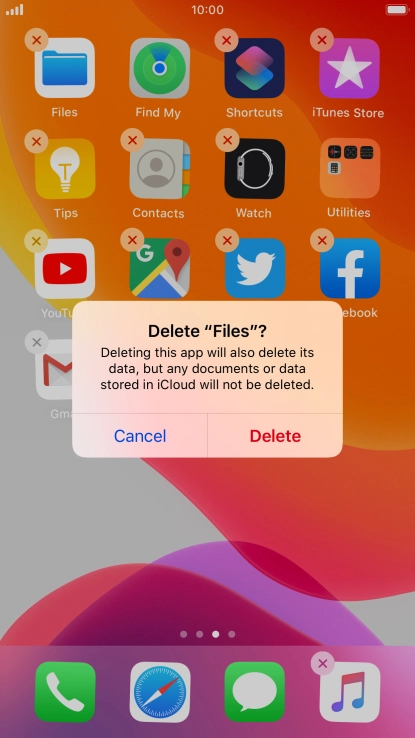 Press Delete.