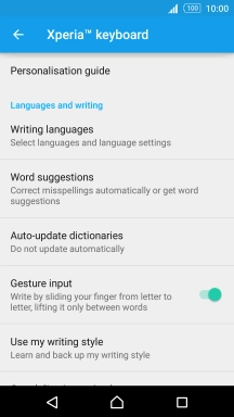 Press Writing languages.