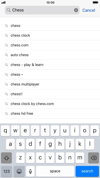Press search.