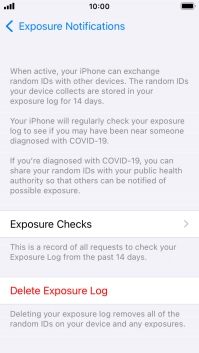 Press Delete Exposure Log.