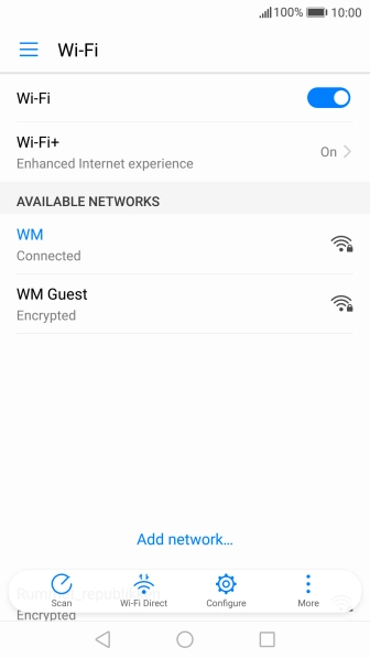 Press the Home key to return to the home screen.