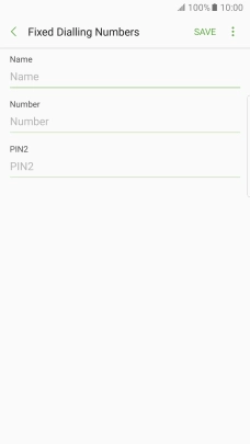 Press Name and key in the required name.
