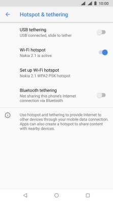 Press the Home key to return to the home screen.